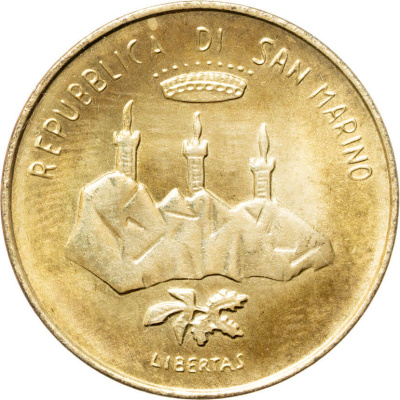 Сан Марино 20 лир 1986  фото из магазина евромонета.рф 1