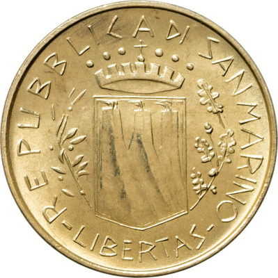 Сан Марино 20 лир 1981  фото из магазина евромонета.рф 1