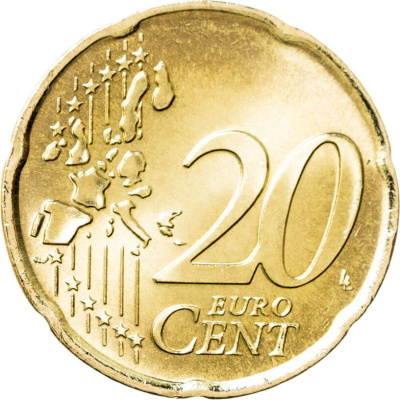 20 евроцентов Сан Марино 20 евроцентов ( центов ) 2008 фото из магазина евромонета.рф 1
