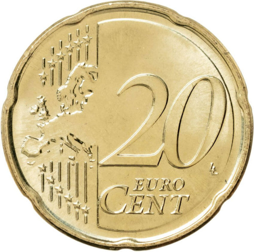 Нидерланды 20 евроцентов ( центов ) 2025