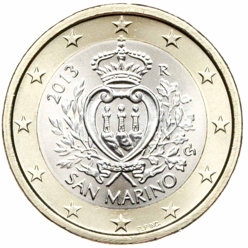 Сан Марино 1 евро 2013