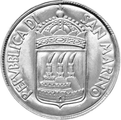 Сан Марино 5 лира 1973  фото из магазина евромонета.рф 1