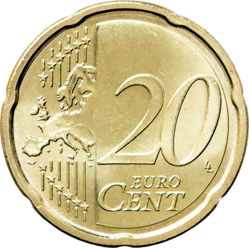 Ватикан 20 евроцентов ( центов ) 2023