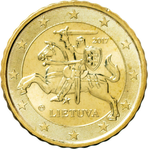 Литва 10 евроцентов ( центов ) 2017