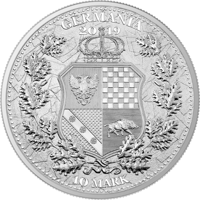 Germania Mint 2019 10 марок Аллегории: Германия и Британия  фото из магазина евромонета.рф 1