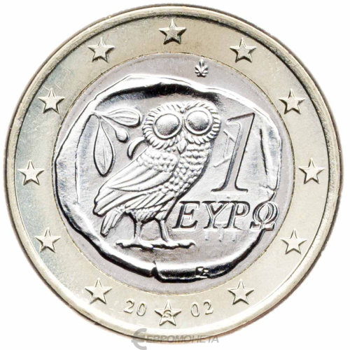 Греция 1 евро 2002