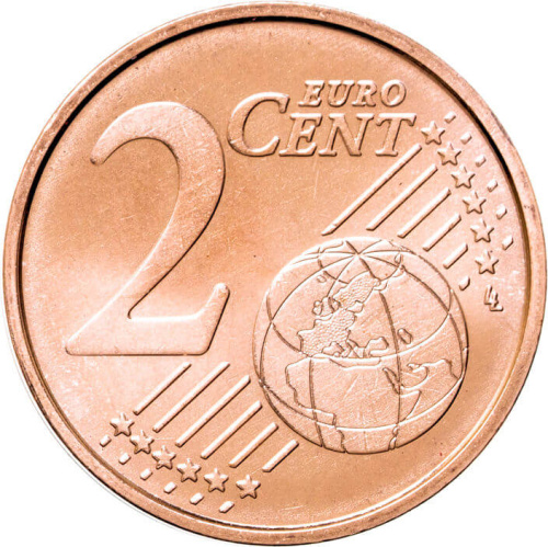 Ватикан 2 евроцента ( цента ) 2024