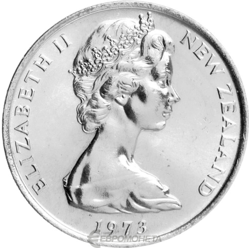 Новая Зеландия 10 центов 1973